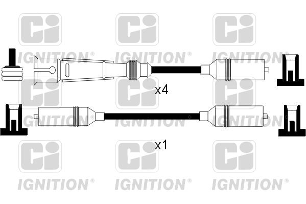 QUINTON HAZELL Комплект проводов зажигания XC440